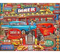 Springbok's 1000 Piece Jigsaw Puzzle Retro Diner - Made in USA