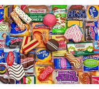 Springbok's 1000 Piece Jigsaw Puzzle Snack Treats - Unique Cut Pieces