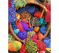 Springbok's 500 Piece Jigsaw Puzzle Yarn Cornucopia- Made in USA