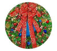 Springbok's 500 Piece Round Jigsaw Puzzle Holiday Wreath - Unique Cut Pieces