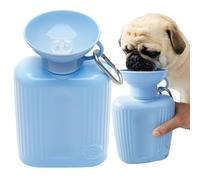 Springer Growler Travel Dog Water Bottle - 1250ml Large Dog Water Bottle with Patented Leak-Proof Design for Dog Walking, Hiking and Traveling, BPA-Free Materials (Sky Blue)