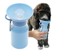 Springer Mini Travel Water Bottle - 426ml Small Dog Water Bottle with Patented Leak-Proof Design for Walking, Hiking and Traveling, BPA-Free (Sky Blue)