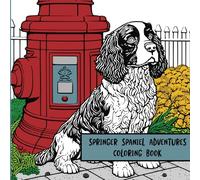 Springer Spaniel Adventures: Coloring Book