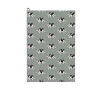 (Springer Spaniel Buddies_11743) Golf Towel Funny Printed Cristmas Gift for Men Women Husband Dad Mom Birthday Golfers Fan