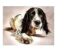 Springer Spaniel Cute Dog Canvas Wall Art Print