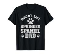Springer Spaniel Dog Dad - World's Best Springer Spaniel Dad T-Shirt