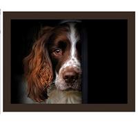 Springer Spaniel Faux Leather Lap Tray by Rural Roots