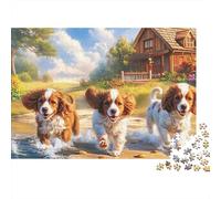 Springer Spaniel Jigsaw Puzzle 1000 Pieces Adults Relaxing Stress Relief Activity Long-Lasting Finish 38x26cm/1000pcs