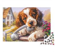Springer Spaniel Jigsaw Puzzle 1000 Pieces Adults Relaxing Stress Relief Activity Long-Lasting Finish 70x50cm/1000pcs