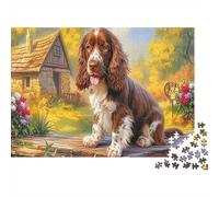 Springer Spaniel Jigsaw Puzzle 1000 Pieces for Adults Kids 12+ Educational Game Challenging Gift 52x38cm/1000pcs