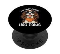 Springer Spaniel My Best Friend Has Paws Dog Lover Cute Grap PopSockets Adhesive PopGrip