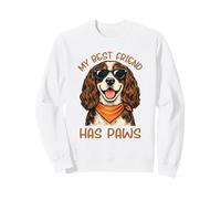 Springer Spaniel My Best Friend Has Paws Dog Lover Cute Sweatshirt
