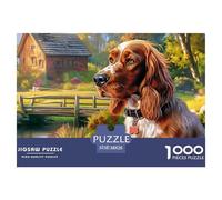 Springer SpanielColossal Jigsaw Puzzles for Adults A Vast Collection of 1000 Advanced, Seemingly Impossible Challenging Puzzle Game Pieces - A Majestic Gift for Determined Adult And Young Adult Enthu