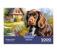 Springer SpanielColossal Jigsaw Puzzles for Adults A Vast Collection of 1000 Advanced, Seemingly Impossible Challenging Puzzle Game Pieces - A Majestic Gift for Determined Adult And Young Adult Enthu