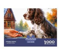 Springer SpanielColossal Jigsaw Puzzles for Adults A Vast Collection of 1000 Advanced, Seemingly Impossible Challenging Puzzle Game Pieces - A Majestic Gift for Determined Adult And Young Adult Enthu