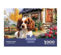 Springer SpanielDynamic 1000-Piece Jigsaw Puzzles for Adults A Treasury of Challenging Puzzle Games for Women And Men - An Excellent Shared Hobby for Adults And Kids Age 12 Years And Up 70x50cm/1000p
