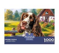 Springer SpanielDynamic 1000-Piece Jigsaw Puzzles for Adults A Treasury of Challenging Puzzle Games for Women And Men - An Excellent Shared Hobby for Adults And Kids Age 12 Years And Up 38x26cm/1000p