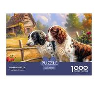 Springer SpanielPhenomenal 1000-Piece Jigsaw Puzzles for Adults The Definitive Encounter with Impossible, Hard, Difficult Challenging Puzzle Games - This Is The Crowning Gift Jigsaw Puzzles for Adult