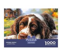 Springer SpanielSuperior 1000-Piece Jigsaw Puzzles for Adults Delivering A Series of Challenging Educational Games - Positioned As The Ideal Educational Gift Jigsaw Puzzles for Adults And Kids Age 12