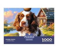 Springer SpanielSuperior 1000-Piece Jigsaw Puzzles for Adults Delivering A Series of Challenging Educational Games - Positioned As The Ideal Educational Gift Jigsaw Puzzles for Adults And Kids Age 12