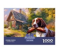 Springer SpanielSuperior 1000-Piece Jigsaw Puzzles for Adults Delivering A Series of Challenging Educational Games - Positioned As The Ideal Educational Gift Jigsaw Puzzles for Adults And Kids Age 12