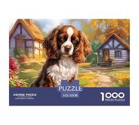 Springer SpanielSuperior 1000-Piece Jigsaw Puzzles for Adults Delivering A Series of Challenging Educational Games - Positioned As The Ideal Educational Gift Jigsaw Puzzles for Adults And Kids Age 12