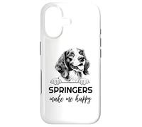 Springers Make Me Happy | Funny Springer Spaniel Lover Case for iPhone 17