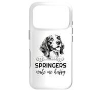 Springers Make Me Happy | Funny Springer Spaniel Lover Case for iPhone 17 Pro