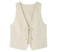 SPRINGFIELD 7.t.m.vest Linen Bows Jacket Women