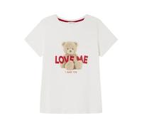 SPRINGFIELD Women's Frqs Camiseta Love Undershirt, Standard White, L