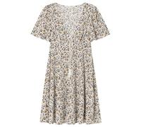 SPRINGFIELD Frqsdress Short Ecru Casual Dress for Women, Light Beige, XS