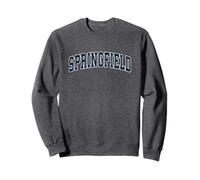 Springfield Massachusetts MA Vintage Sports Design Navy Desi Sweatshirt
