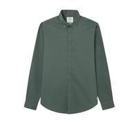 SPRINGFIELD Men's 1518571 poplin Dress Shirt, Green Grey, XL