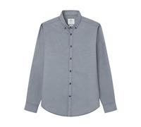 SPRINGFIELD Men's 1518571 poplin Dress Shirt, Steel Blue, XL