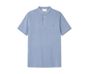 SPRINGFIELD Men's 7ic-Polo Mao LISO OXF, Medium Blue, M