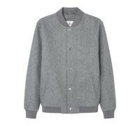 SPRINGFIELD Men's Bomber Básica de Lana Jacket, Medium Grey, M
