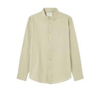 SPRINGFIELD Men's Camisa Estructura Garment Diyed Shirt, Green Tea, XL