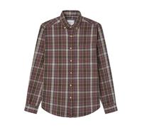 SPRINGFIELD Men's Camisa Ls de Sarga A Cuadros Shirt, Red Standard, XL