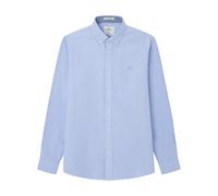 Springfield Men's Camisa Oxford Formal Shirt, Azul Acero, L