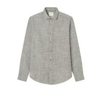 SPRINGFIELD Men's Camisa Rustic Solid Roll-up Shirt, Medium Khaki, XXL