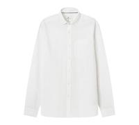 SPRINGFIELD Men's Camisa Seersucker Strypes Shirt, Navy, M