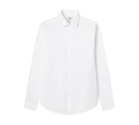SPRINGFIELD Men's Camisa Twill Color Daily Elastano Shirt, Standard White, M
