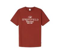 SPRINGFIELD Men's Camiseta Con Gráfico Undershirt, Terracotta, S