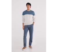 SPRINGFIELD Men's Chino Slim Plain Basic Trousers, Blue, 30