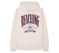 SPRINGFIELD Men's Reaching Hoodie Sweatshirt, White_Print, L