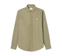 SPRINGFIELD Men's Camisa Slub Structure Solid Shirt, Clear Khaki, XL