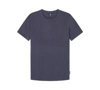 SPRINGFIELD Men's Reconsider Round Neck Cotton with Elastane T-Shirt, Dark_Blue, S