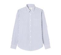 SPRINGFIELD Shirt Popelin Stripe Fashion Men, Navy Blue, L