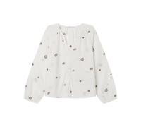 SPRINGFIELD Women's 1.Gym.m.Blusa Alg Dobby Bord Rec Blouse, Multicoloured, 6