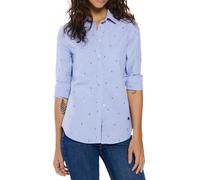 SPRINGFIELD Women's 1.t.b.Camisa Oxford Spand Rec Shirt, Print Blue, 16